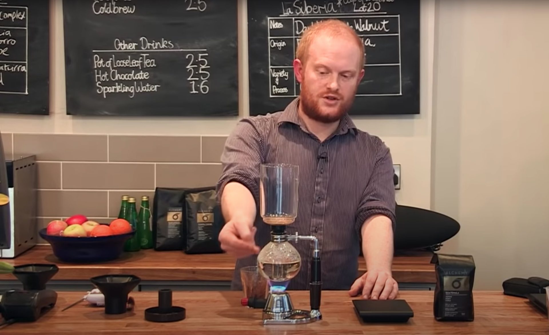 Brew Guide Siphon Method